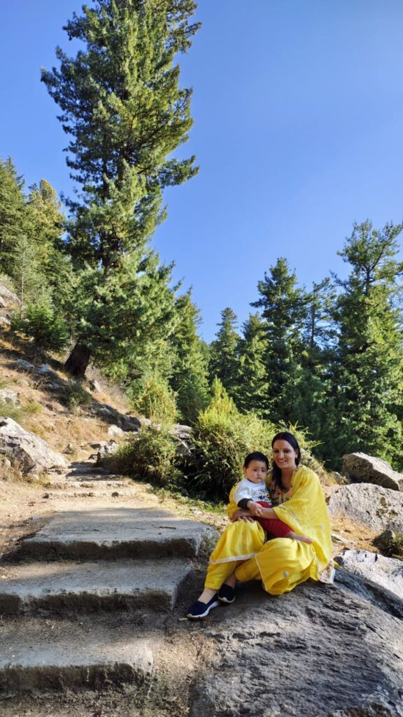 Hiking towards Bijli Mahadev Temple